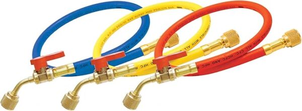Charging Hose Set 5 Feet With Ball Valve Uniweld H5BVS